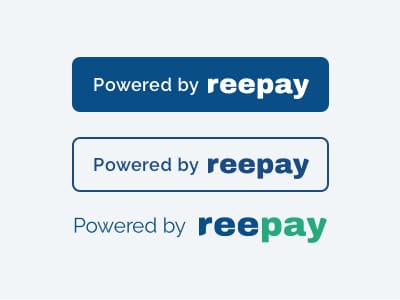 Logos power by Reepay